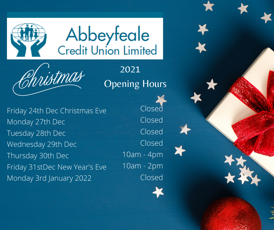 Christmas 2021 Opening Hours
